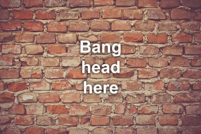 bang head here